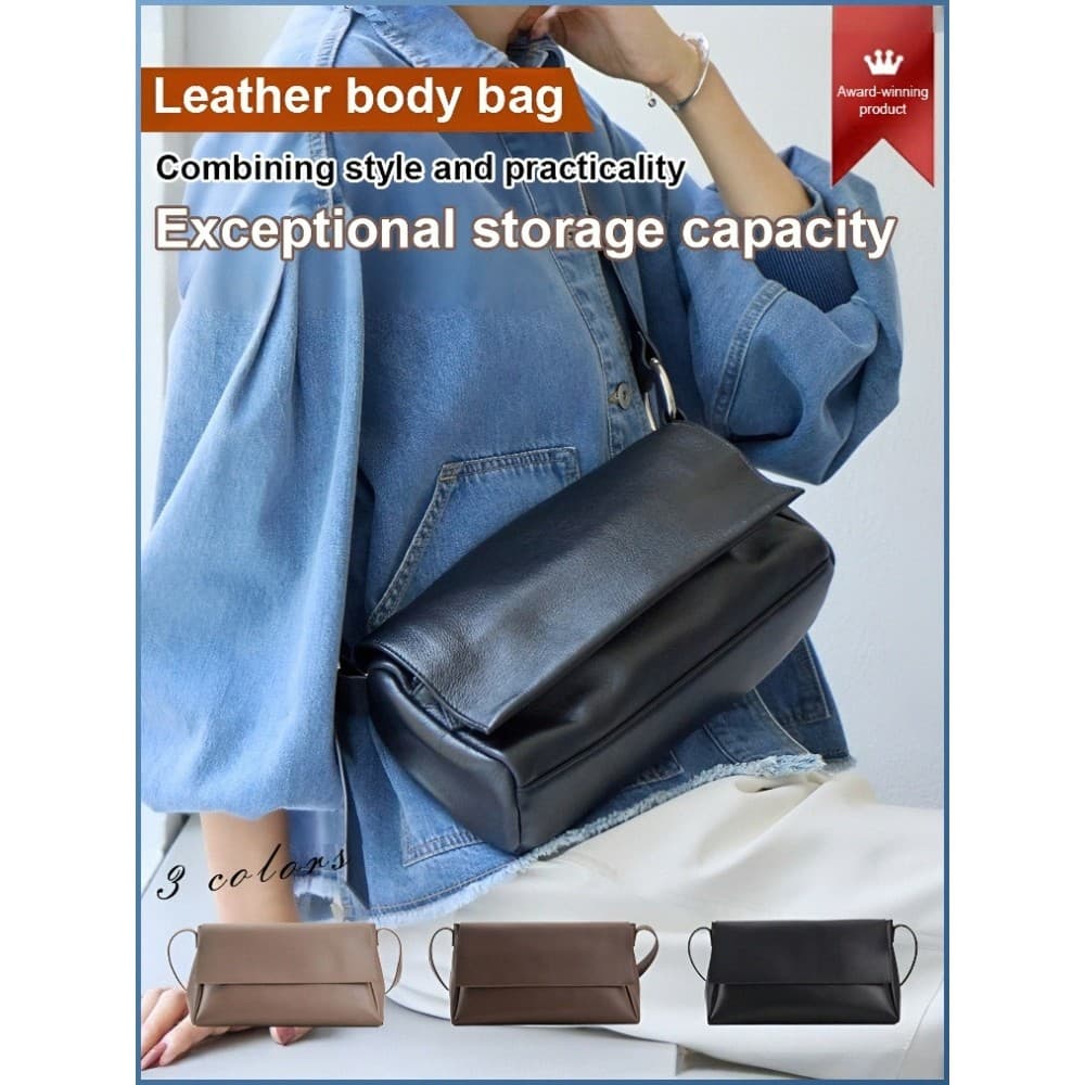 【Grande Capacidade】JS Bolsa Tiracolo Grande/Bolsa Feminina/Bolsa De Ombro/Para Trabalho/Viagem
