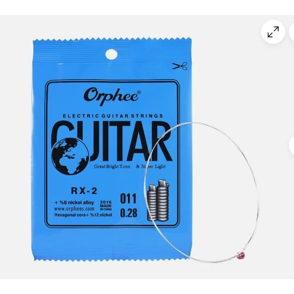 kit 4 unidades Orphee guitarra RX2 011 subistituição