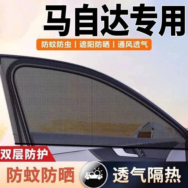 Mazda3/6 CX-4 CX-5 dedicado carro Anti-Mosquito tela janela do carro pára-sol protetor solar gaze