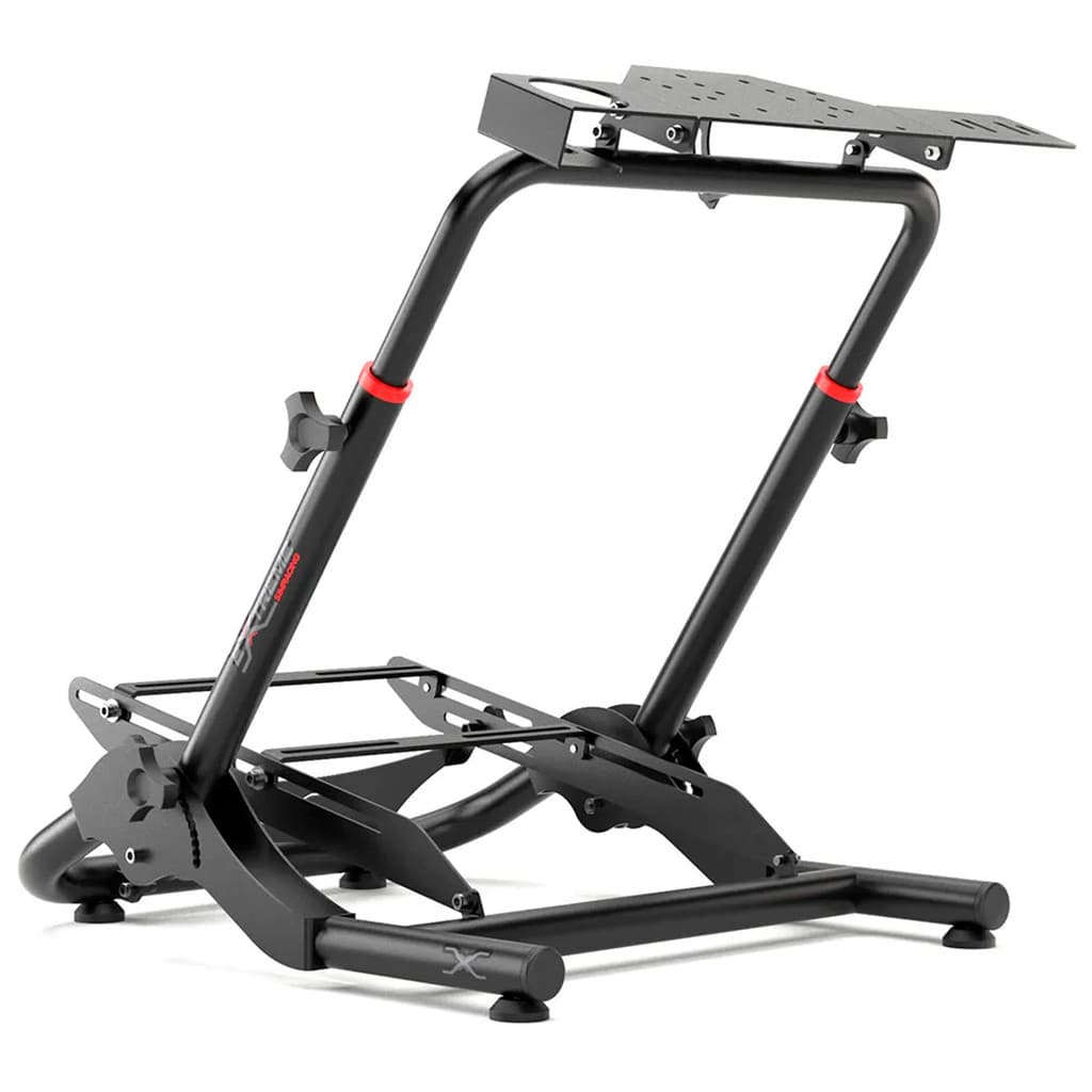 Suporte para Volante Sim Racing SGT Preto Extreme Racing Ajustável em Altura para Pedais Câmbio Cockpit Gamer 40kg