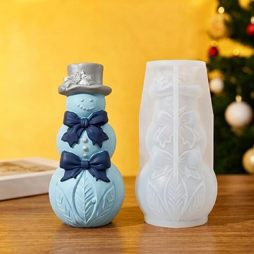 NEDFS Molde De Ornamento De Natal , Cera De Vela DIY Multiuso Gesso De Resina Epóxi De Silicone