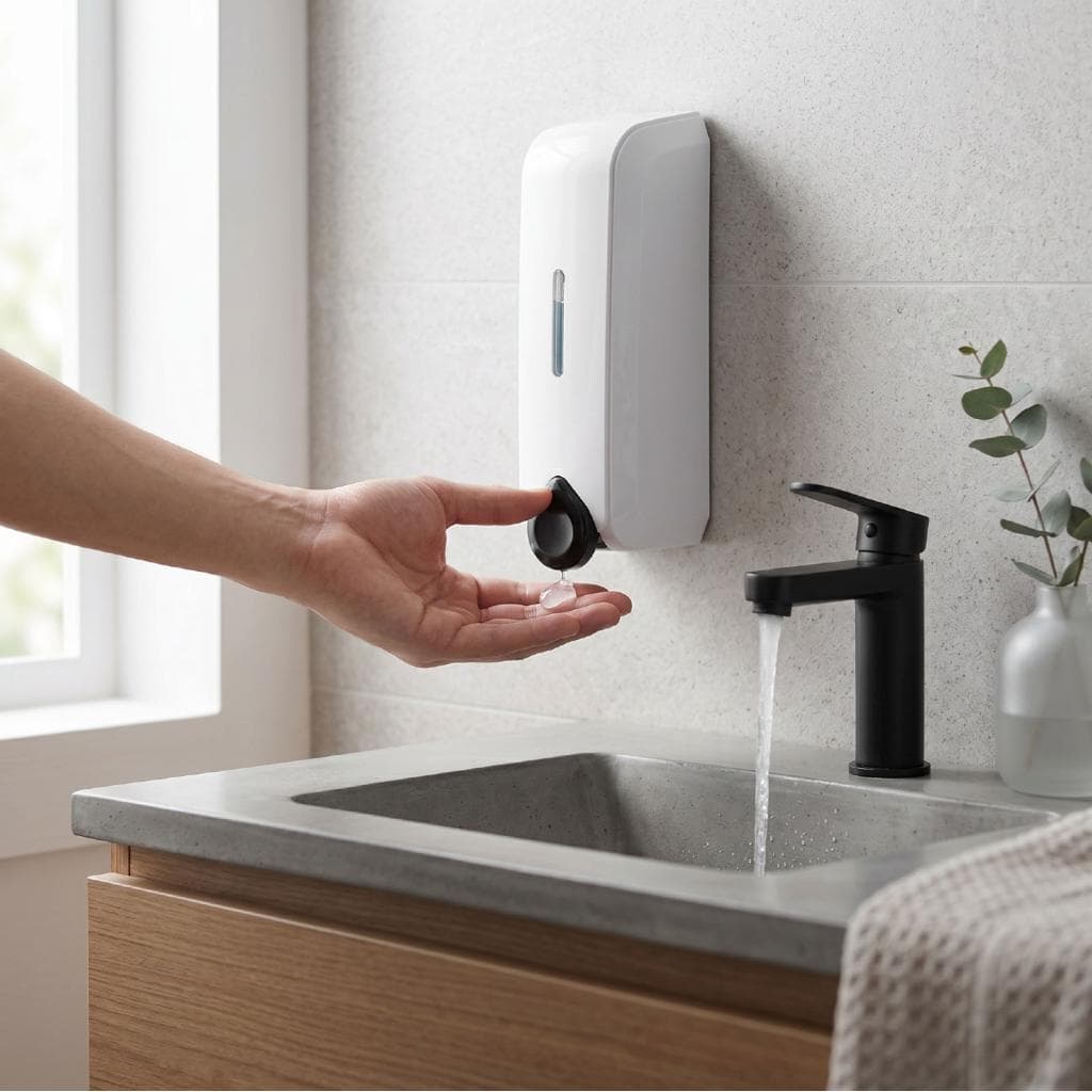 Bewinner Press Para Dispensar Dispensador De Sabonete Manual 350ml-Mão Líquida Montada Na Parede Escolas , Hotéis , Rest
