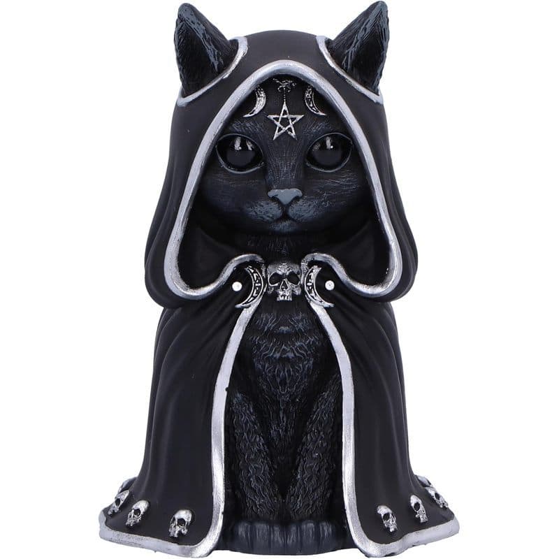 Estatueta Nemesis Now Cult Cuties Zefur 10cm , Resina , Preta , Cutiestm Figura Colecionável De , Gato Escaramente Adorá