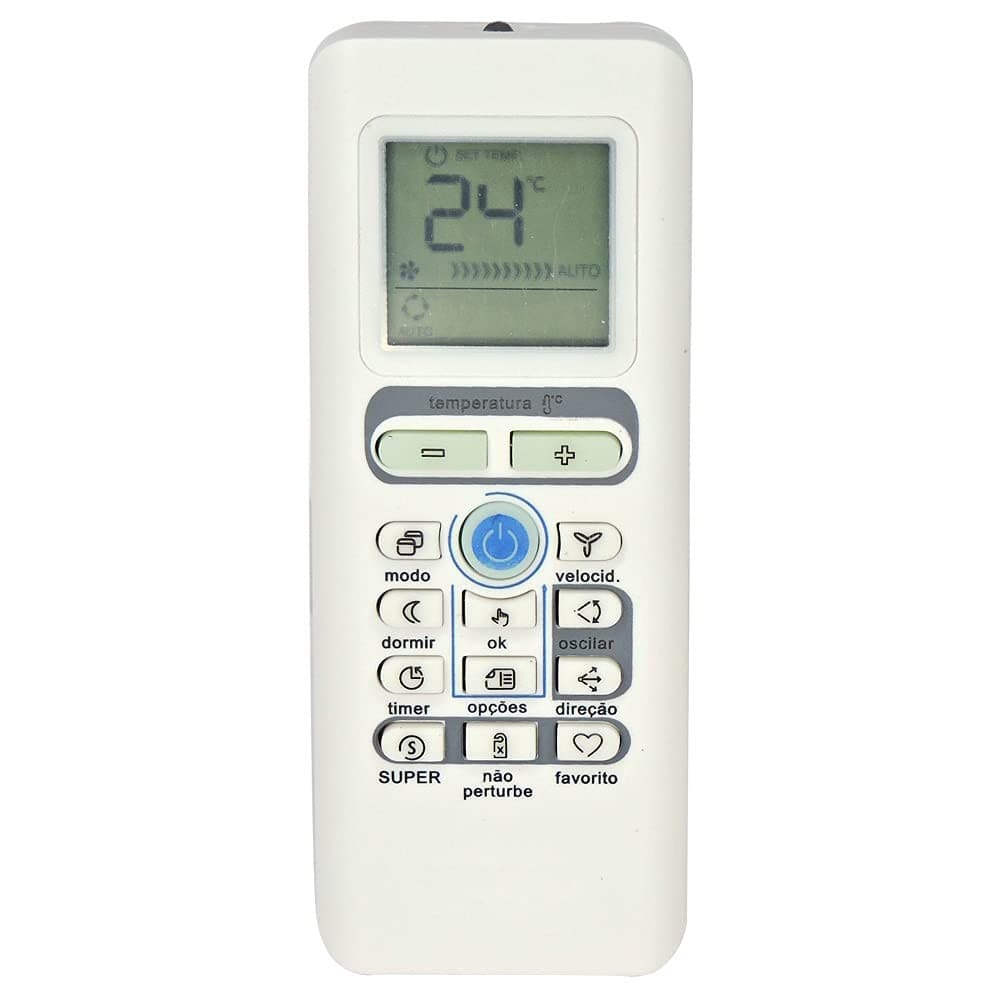 ATECH Controle Remoto Ar Condicionado Springer/Midea 42MACA09S5 / 38KCX09S5