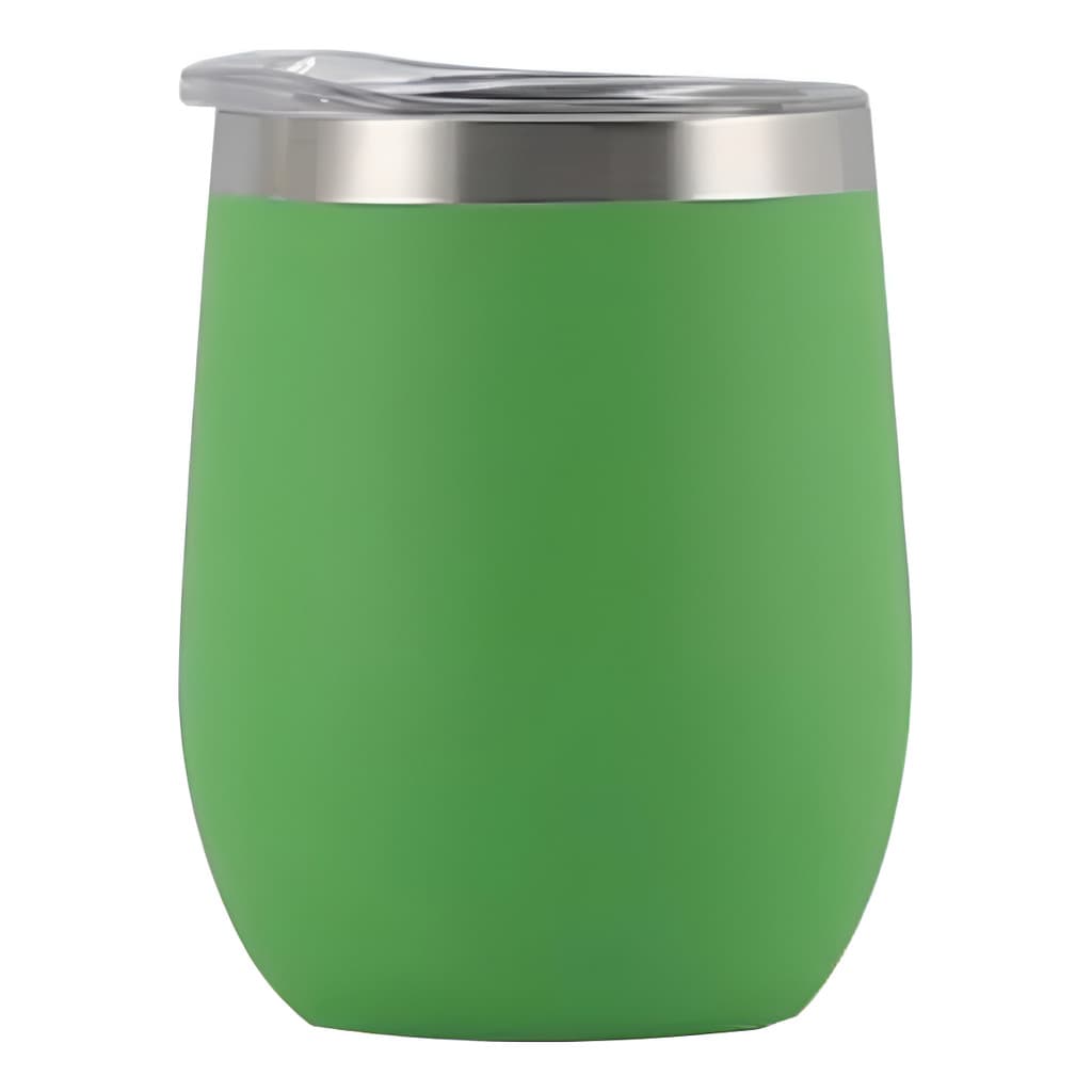 Copo Cuia Termica 350ml Mantem Quente E Frio Verde Lisa