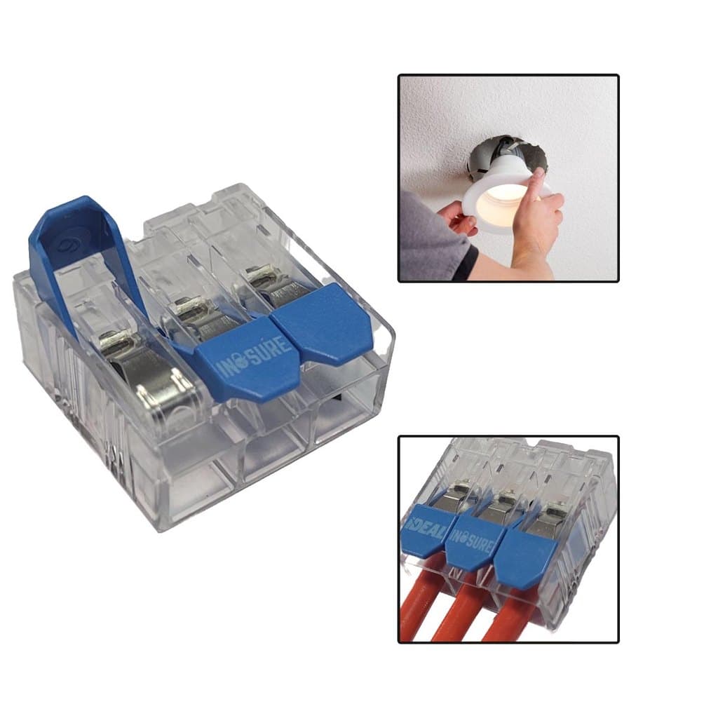 Conector Elétrico 3 Vias condutor até 4mm 32A (WECO/IDEAL)