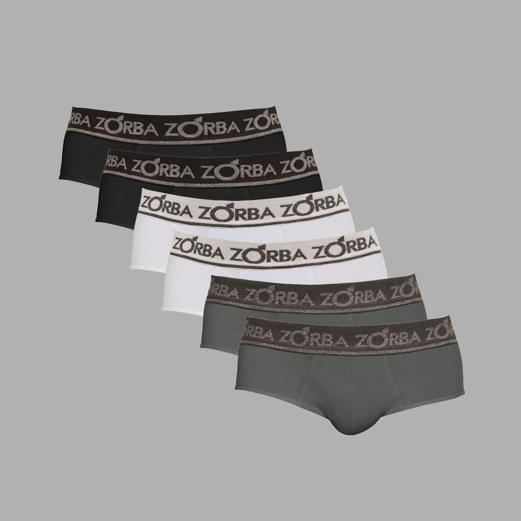 Kit 06 Cuecas Zorba Slip Comfort 674