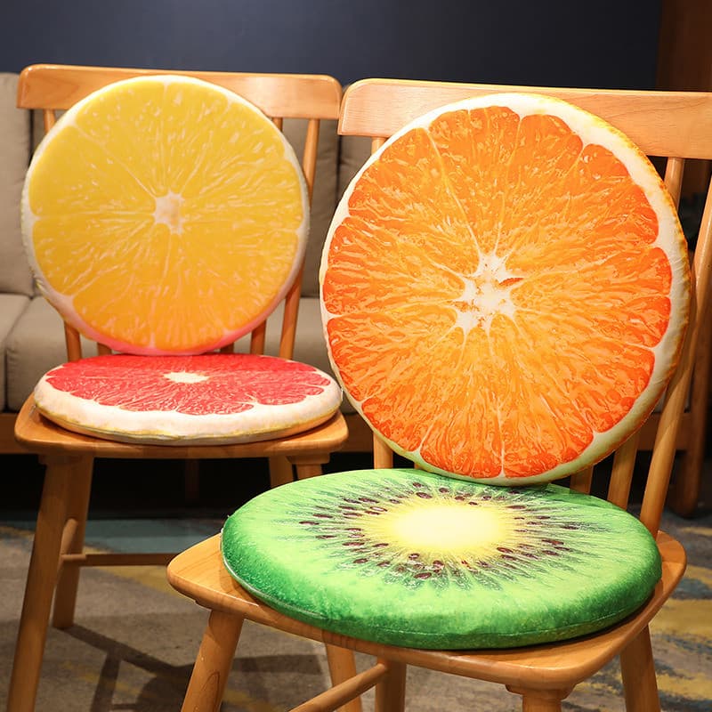 Almofada Futon de frutas almofada de espuma de memória almofada Tatami chão jardim de infância almofada de bunda criança