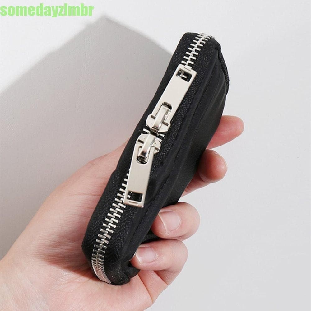 SOMEDAYZL0M Carteira Masculina , Bolsa Portátil De Moedas De Nylon Estilo Coreano , Mini De Armazenamento Leve Para Fone