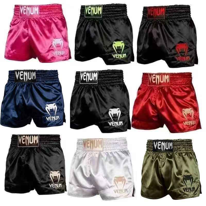 Shorts Muay Thai, Luta, Boxe, Sanda, Luta, Treinamento, Competição Masculina Feminina