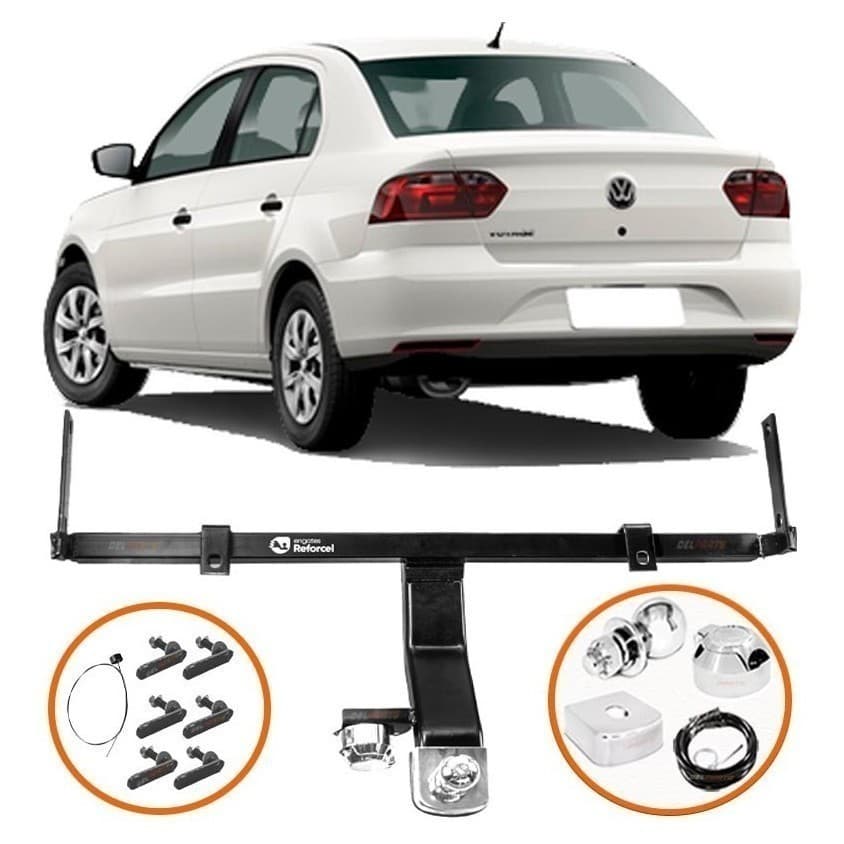 Engate Reboque Rabicho Volkswagen Voyage Inmetro Até 500kg Inmetro
