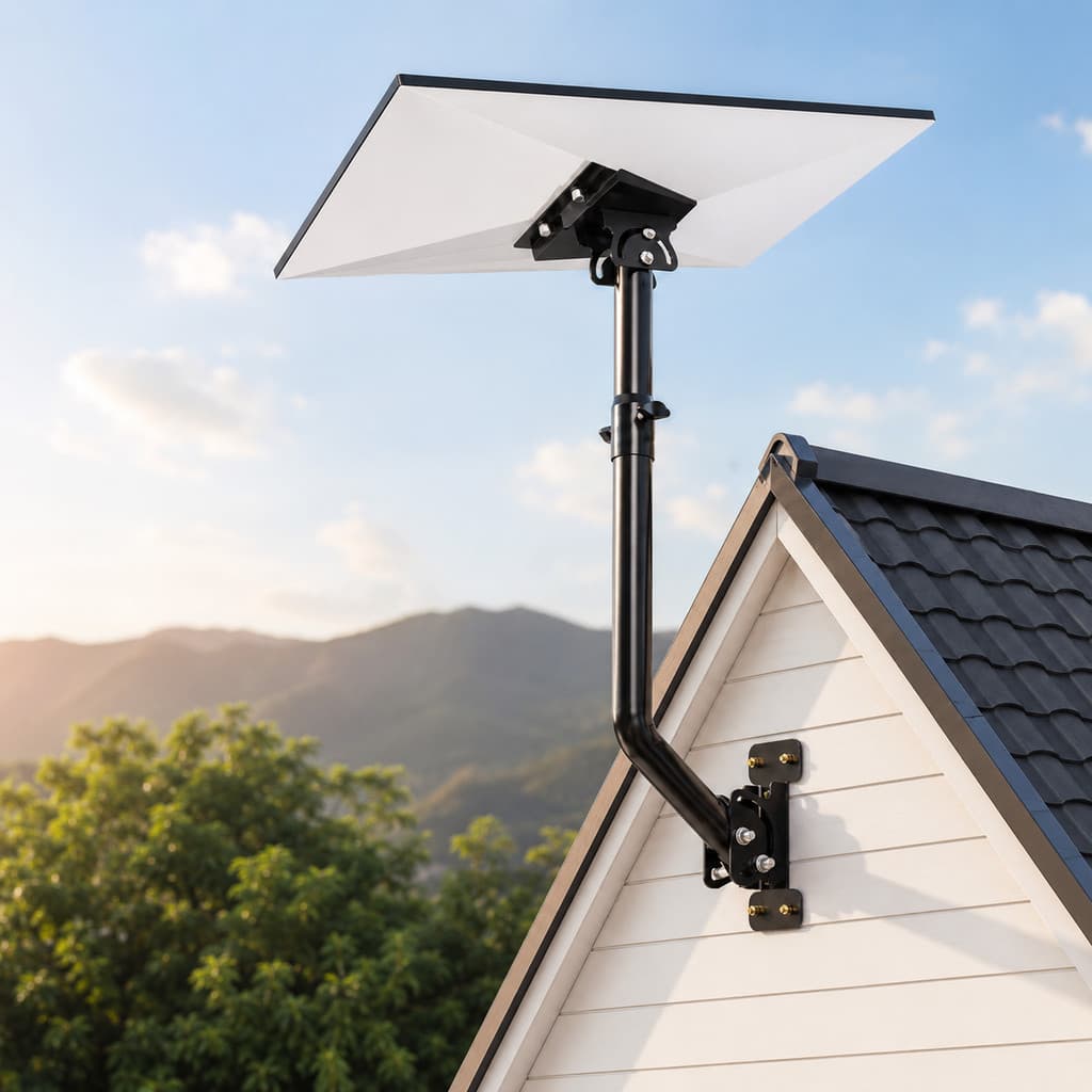 Suporte Articulado para Antena Starlink Parede Ajuste Expansível Rotação 180 Graus Instalação Fácil ASL-SP3200