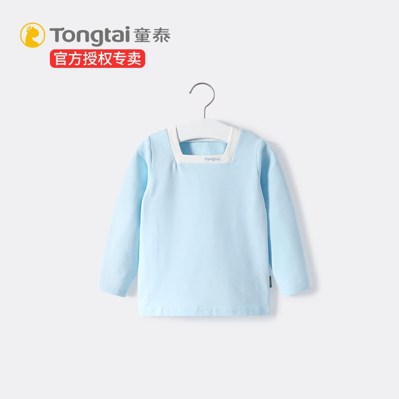 Tongtai bebê camiseta de manga comprida primavera outono meninos topos meninas crianças camisas de fundo moda crianças r