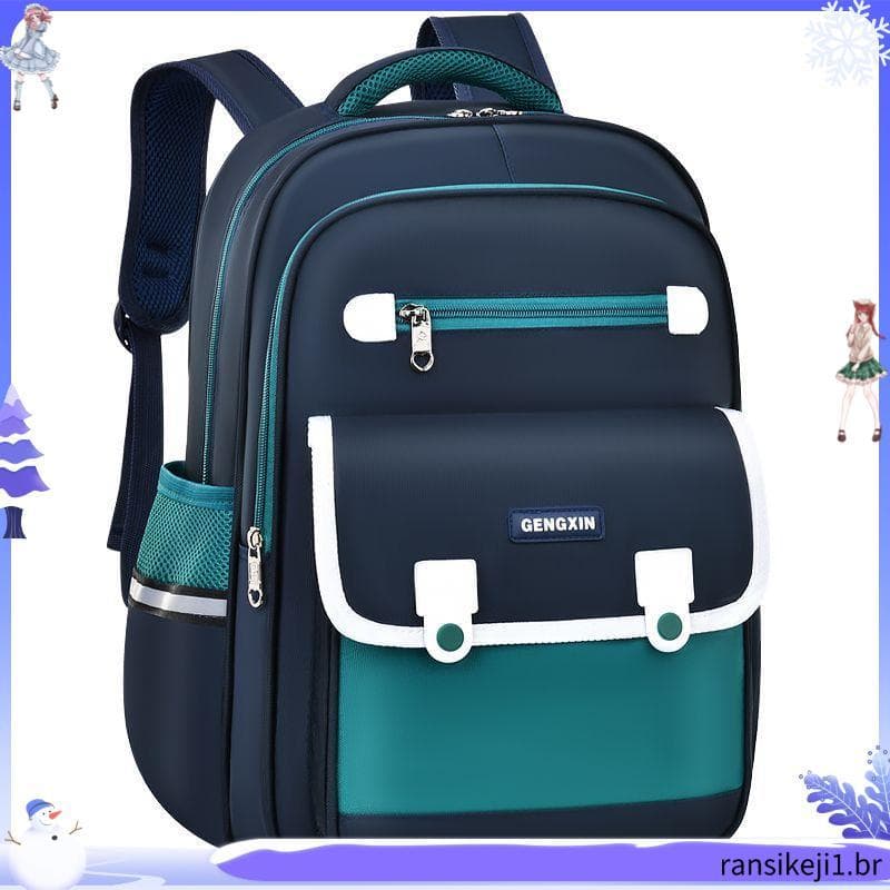 Novos estudantes do ensino fundamental mochila um dois três quatro cinco grau seis grau crianças meninos meninos redução