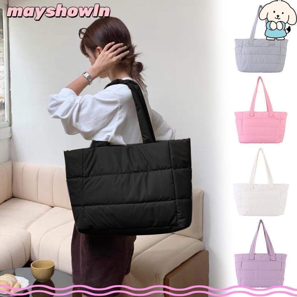 MAYSHOWLN Bolsa Tote , Feminina De Grande Capacidade Com Vários Bolsos De Ombro Mensageiro Casual Versátil Para Viagens