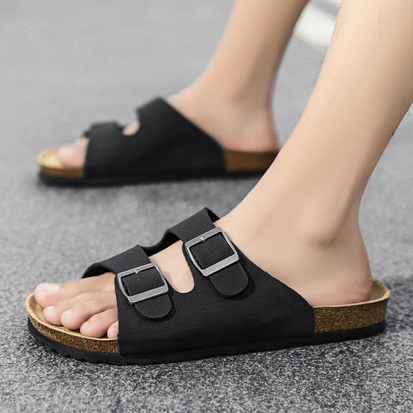 | slippers | ☛Quatro estações novo estilo versão coreana adolescente moda interior ao ar livre dois Wear simples Flip-Fl