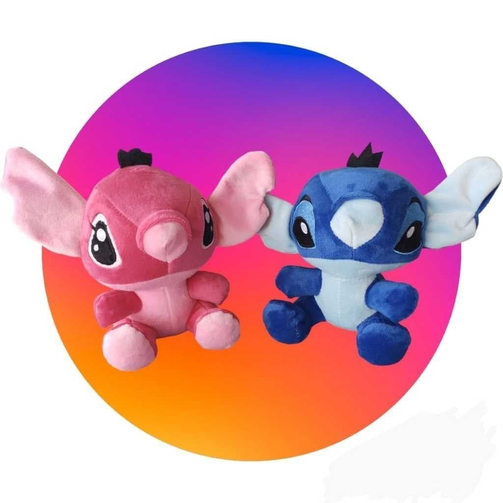 kit com 2 Pelúcias Stitch Azul e Rosa PRONTA ENTREGA  PROMOÇÃO PELÚCIAS PRESENTE/BRINQUEDOS