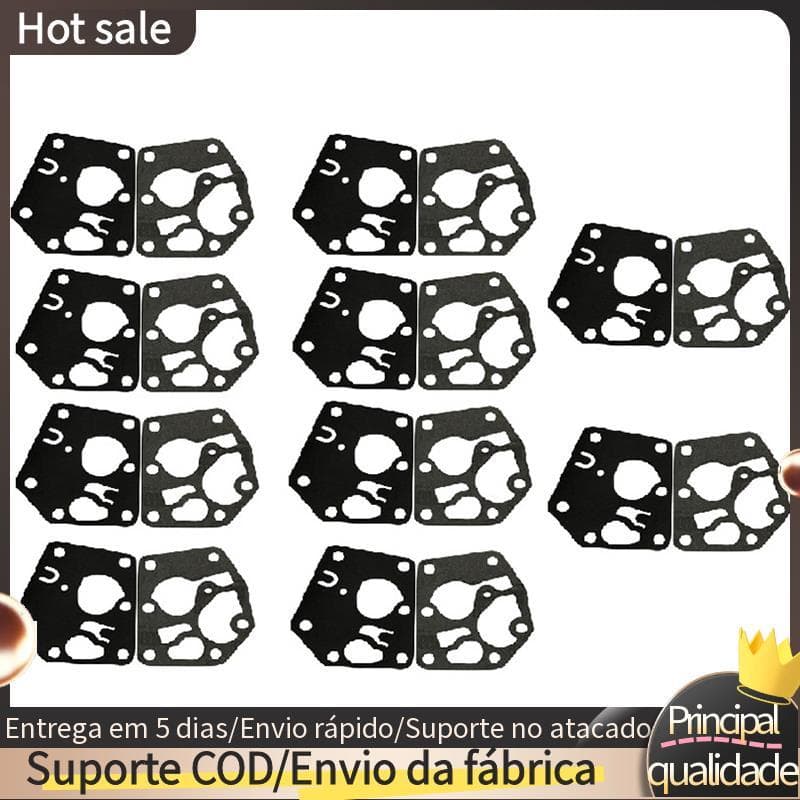10 Conjuntos De Kits De Junta De Diafragma De Carburador Para E Stratton 495770 795083 5083H 5083K 7721 520175