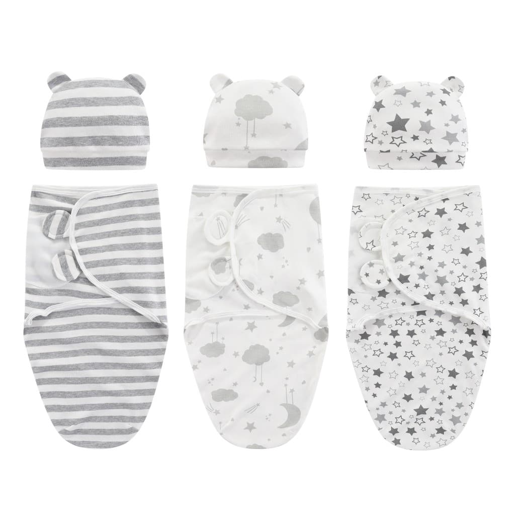 Algodão bebê Anti-choque Swaddling 0-6 meses bebê recém-nascido primavera outono colcha verão fino saco de dormir envolt