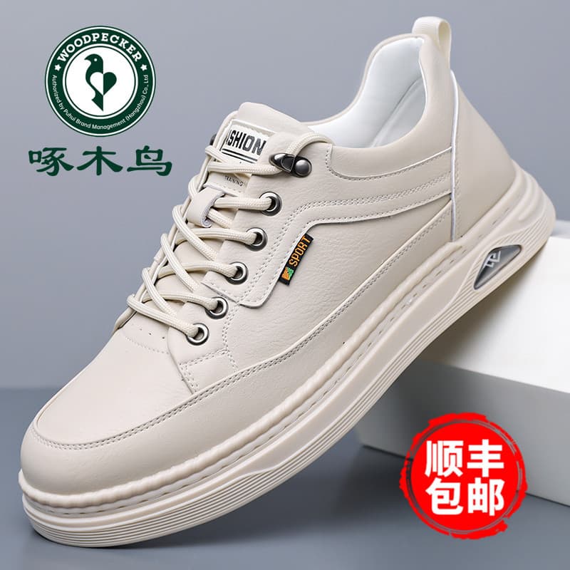 Woodpecker sapatos masculinos primavera novo estilo tênis de sola macia masculino versão coreana all-match sapatos casua
