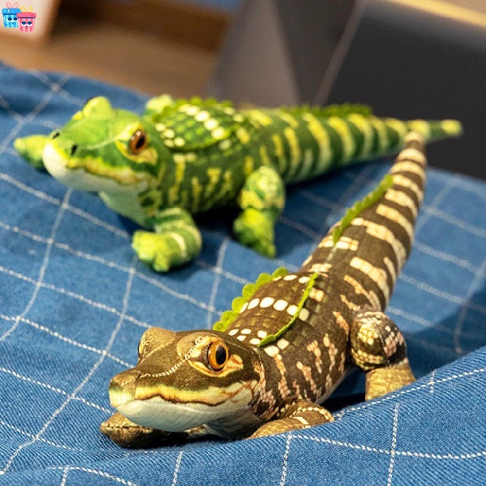 Brinquedo De Pelúcia De Crocodilo Realista , Boneca , Travesseiro De Dormir De Corpo Longo Para Crianças , Macio Fofo De