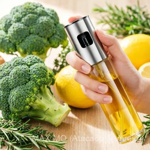 20 Pcs Borrifador Oleo Cozinha Spray Uniforme Economiza Oleo Controle Total Da Quantidade Alimentos Mais Saudáveis