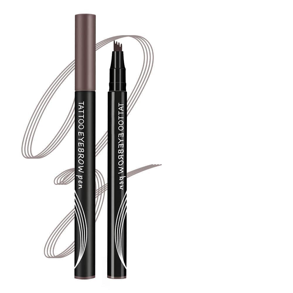 Lápis de Sobrancelha para Microblading, Caneta de Sobrancelha à Prova d'Água com 4 Pontas Aprimoradas 2026, Contorno Pre