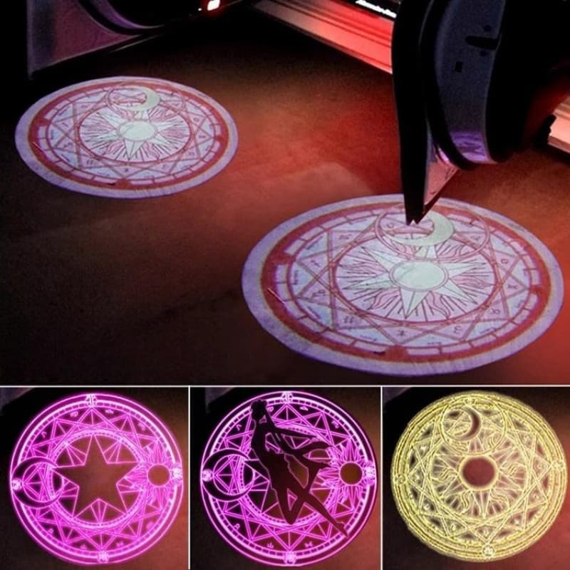 Adequado para Volkswagen cc luzes de boas-vindas linda menina projeção luzes da porta magia Array luzes cc dedicado modi