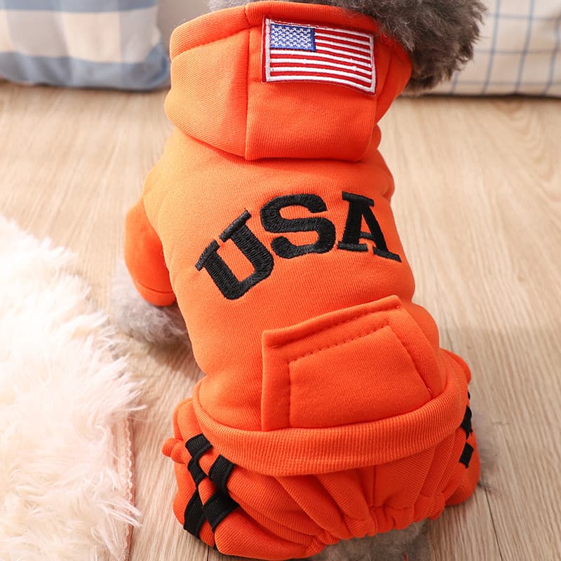 Roupas para cães de estimação outono inverno pomerânia filhotes manter quente bonito na moda legal acolchoado jaqueta cã