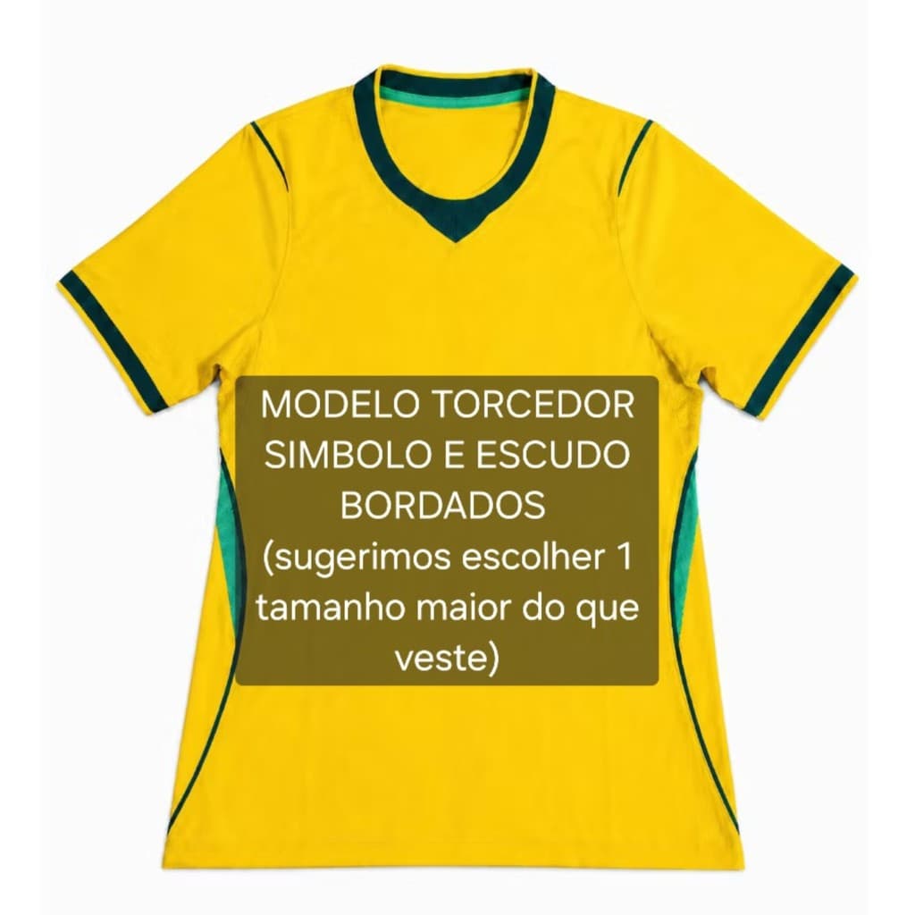 Camisa Feminina ou Masculina Amarela 2026