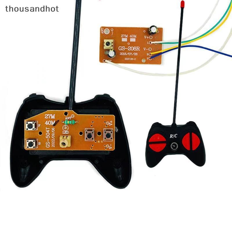 RC Controle Remoto 40MHz Circuito PCB Transmissor E Placa Receptora Sistema De Rádio Com Antena Conjunto Para Carro Tru