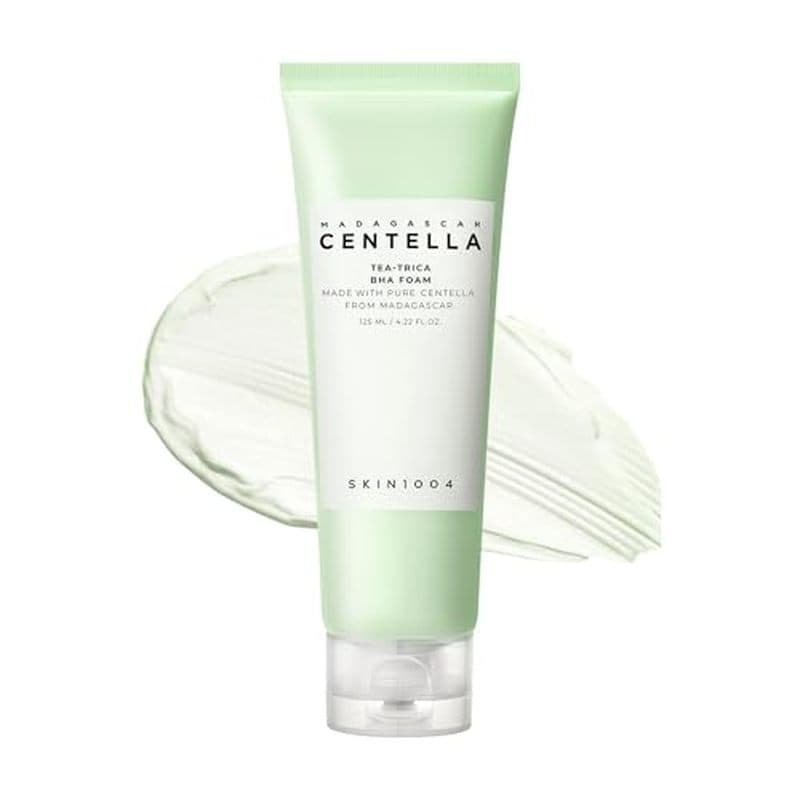 SKIN1004 Madagascar Centella Ampola Espuma , 4.23 fl.oz , Limpador Facial Coreano & amp ; Removedor De Maquiagem Com Asi