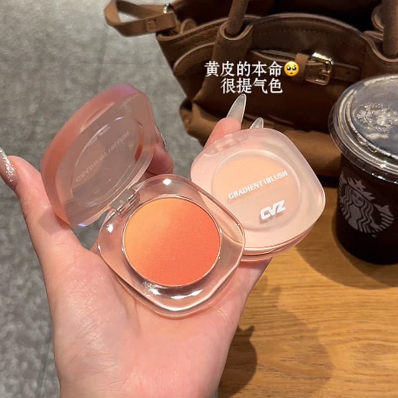 CVZ Gradiente Blush Vitalidade Natural Rosa Nu Maquiagem Menina Blush All-Match Coreano Fosco Iluminando Cúpulas de Rend