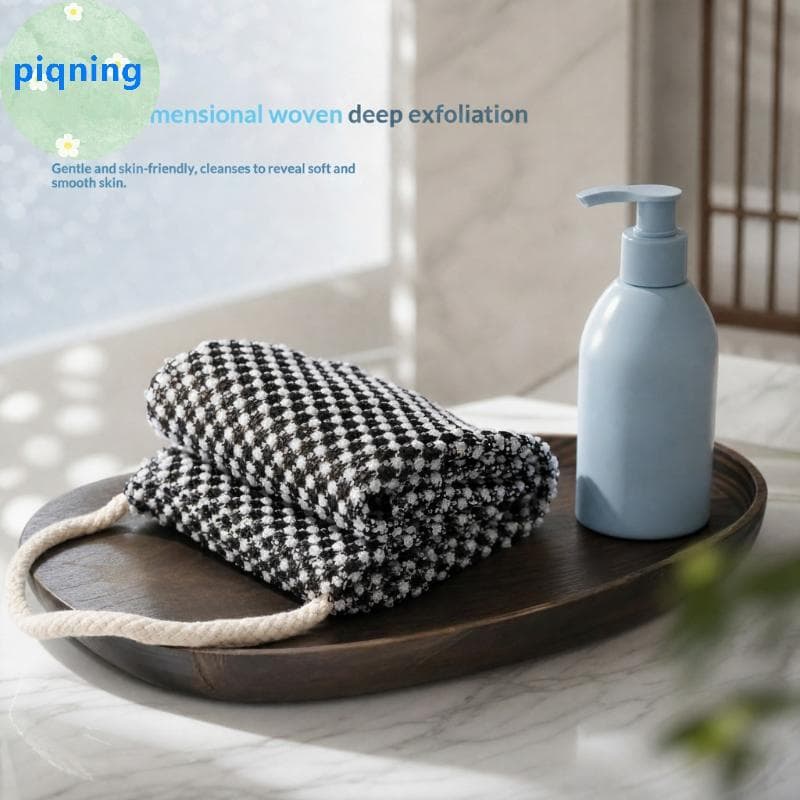 Piqning 1 Peça Cinto Esfoliante Extensível Para Banho , Pano Macio A Pele , Adequado Casa , Viagem , Chuveiro , Limpeza