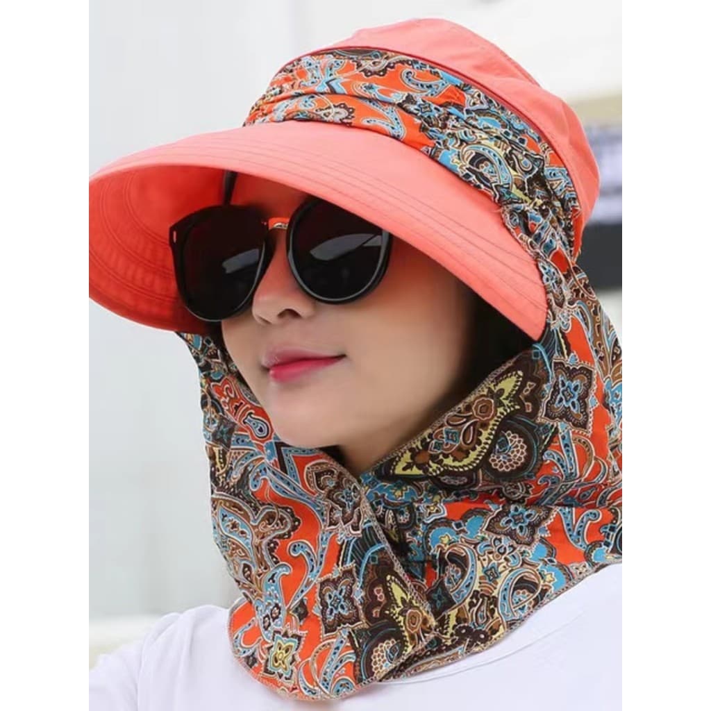 Verão ao ar livre chapéu feminino chapéu de sol chapéu de sol 2026 novo estilo chapéu de sol ciclismo capa rosto à prova