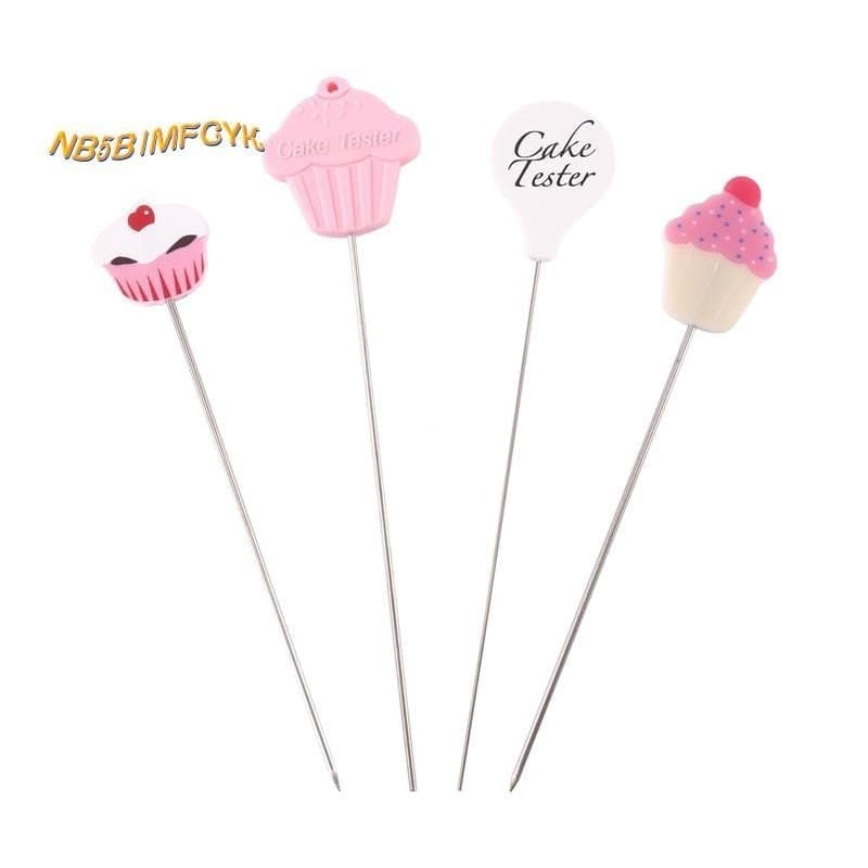 [nb5bBRJ3]Bolo Tester, Ferramenta de Degustação Reutilizável em Aço Inoxidável, Espetos para Bolo para Cozinha