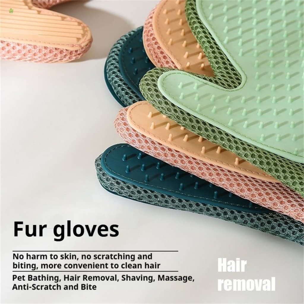 Luvas para Remoção de Pelos de Animais de Estimação, Luva Eficiente e Ergonômica para Pelos, Sofá e Roupa de Cama JR8P