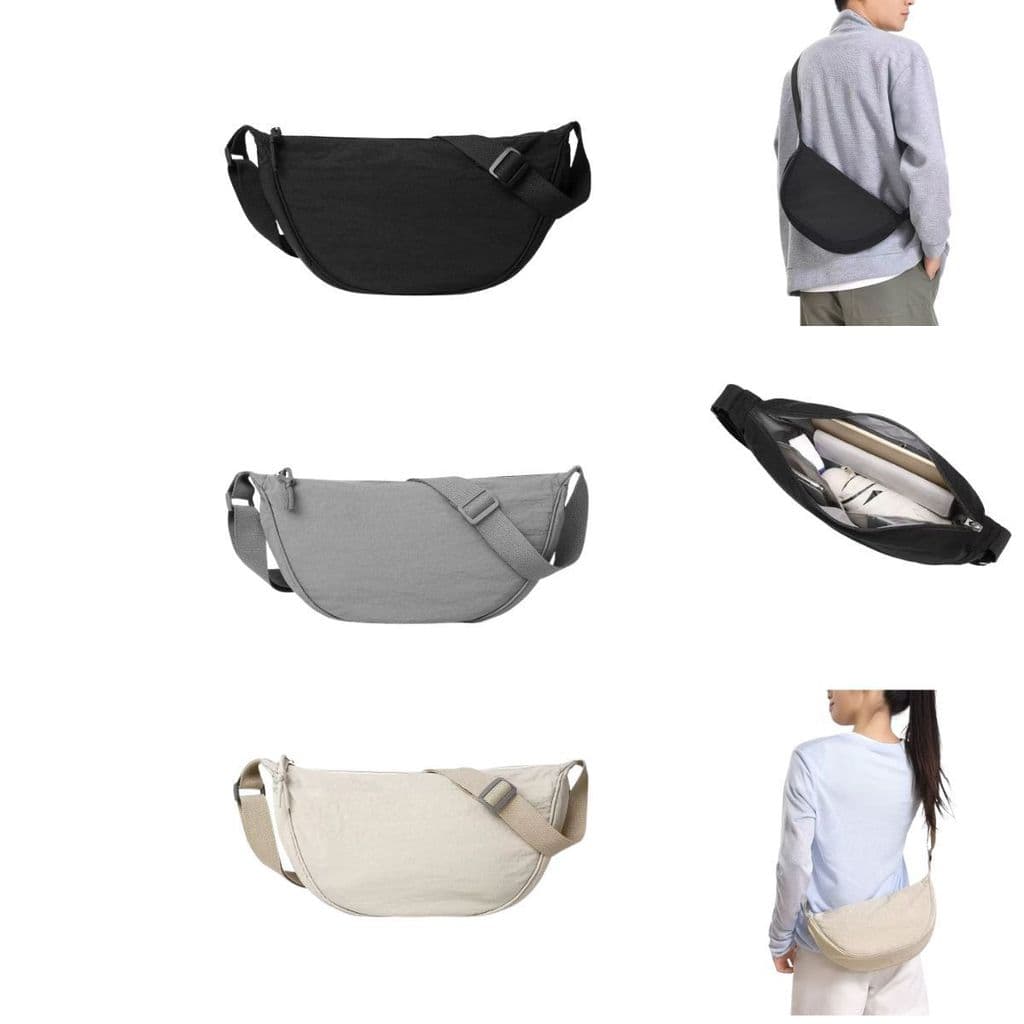 BolsaFeminina Casual Nylon de Qualidade Tecido Macio Grande Capacidade JZ