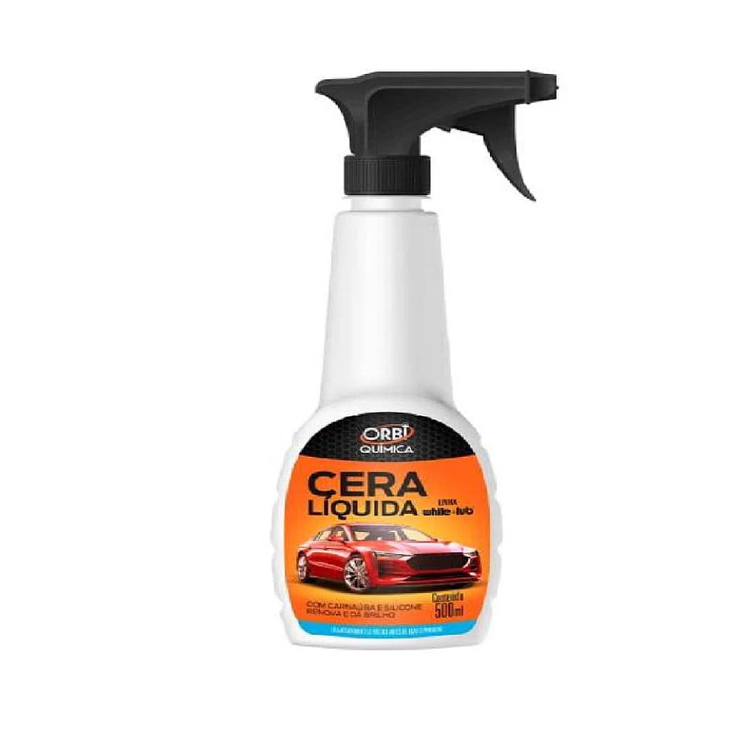 Cera Líquida Carnaúba e Silicone Orbi Quimica 500ml