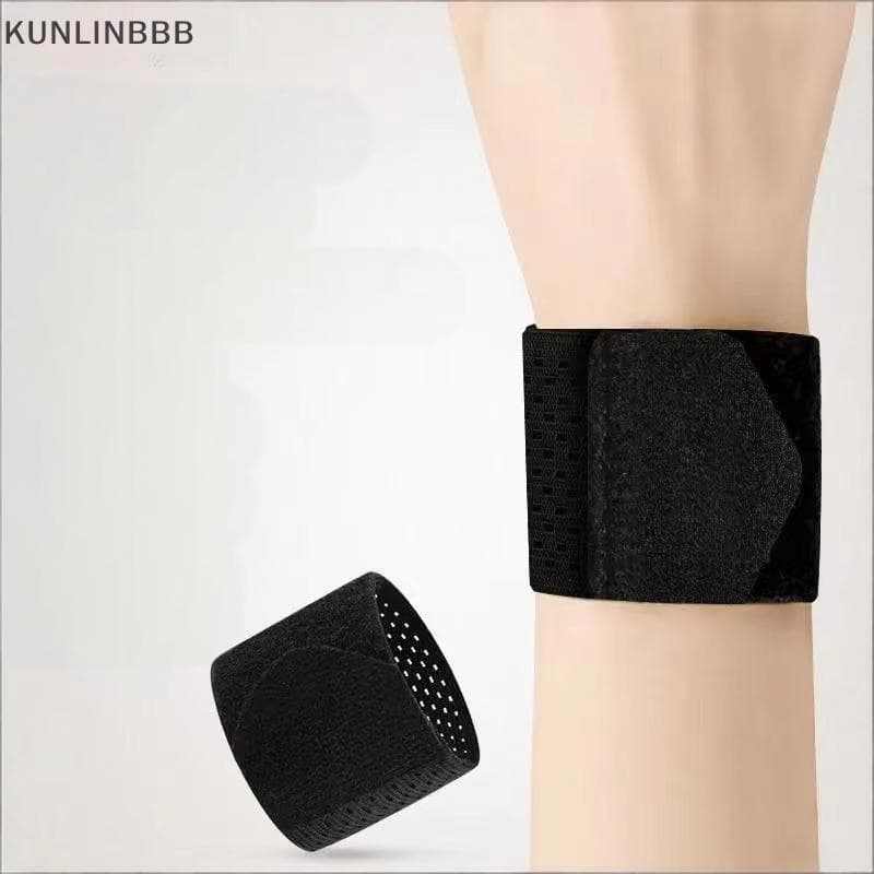 KUNLINBBB 2 Unidades Elásticas Esportivas Envoltórios De Pulso Suporte De Compressão Ajustável Design Antiderrapante Par