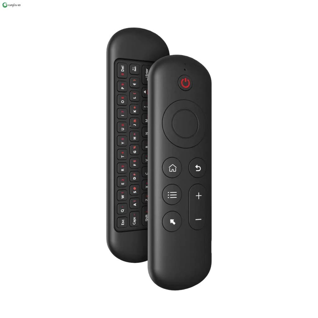 Controle Remoto 2.4G Bluetooth Air Mouse-M5 Dual Mode Retroiluminado Para Smart TV PC