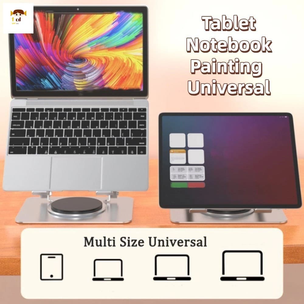 Suporte Giratório Para Tablet-360 ° De Metal Dobrável Ajustável Mesa De Telefone