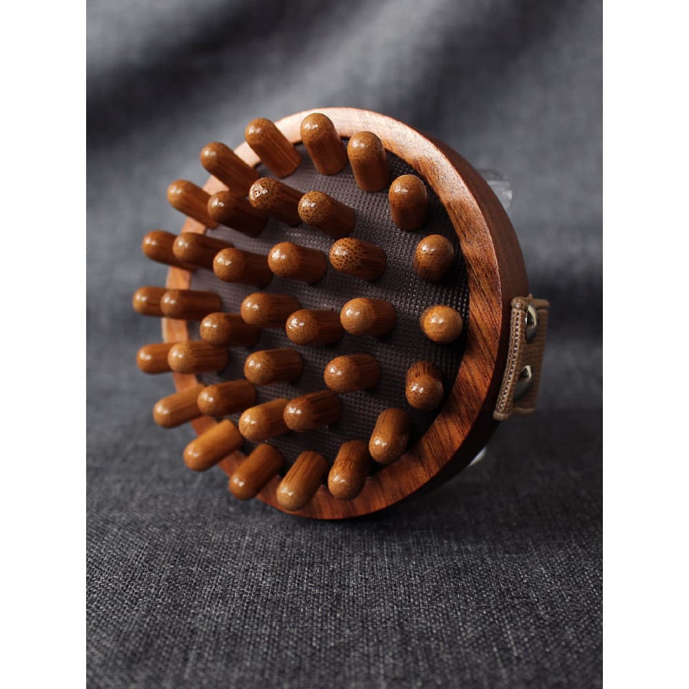 Yijian's High-End Sabili madeira maciça almofada de ar escova de massagem faia Airbag escova corporal escova de óleo ess