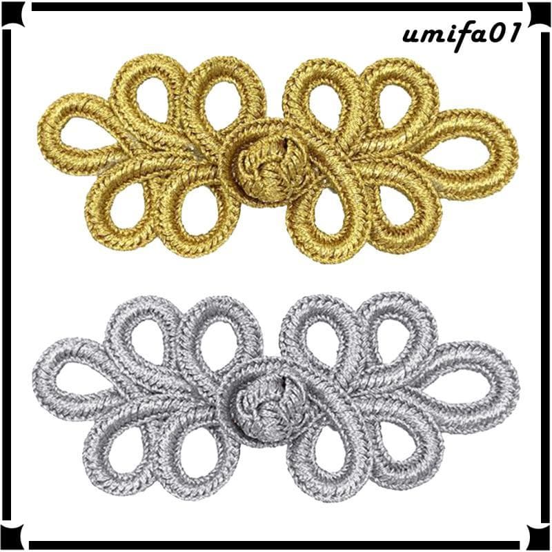 [Umifa] 10 Pares De Fixadores De Botão De Costura Com Fecho Sapo Chinês , Decoração Artesanal Tradicional Para Roupa