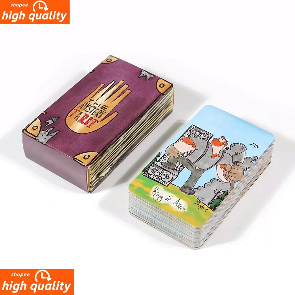 The Mystery Tarot Card Deck Gravity Falls Inspired 78 Card Deck Witchy Beginner Tarot High quality e-811