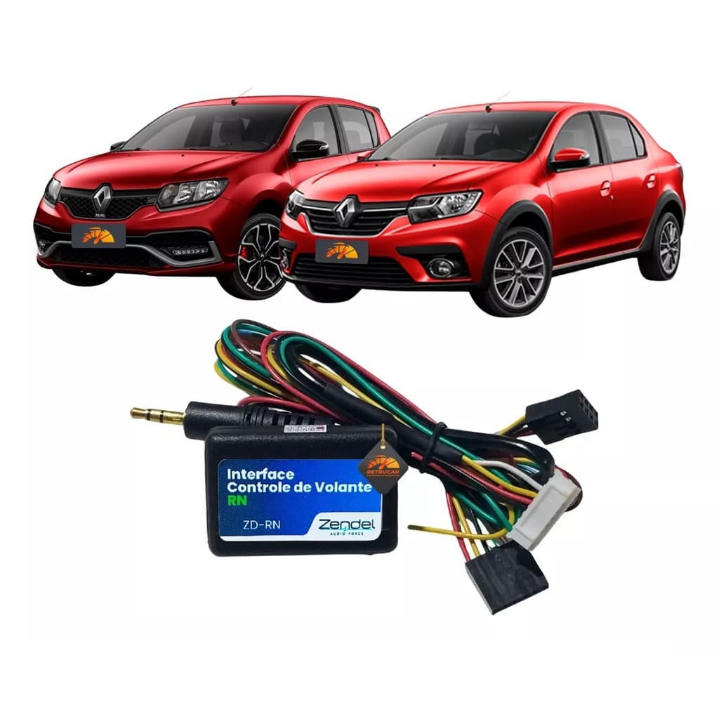 Interface Controle Comando De Som Volante Central Renault Zd-rn V4