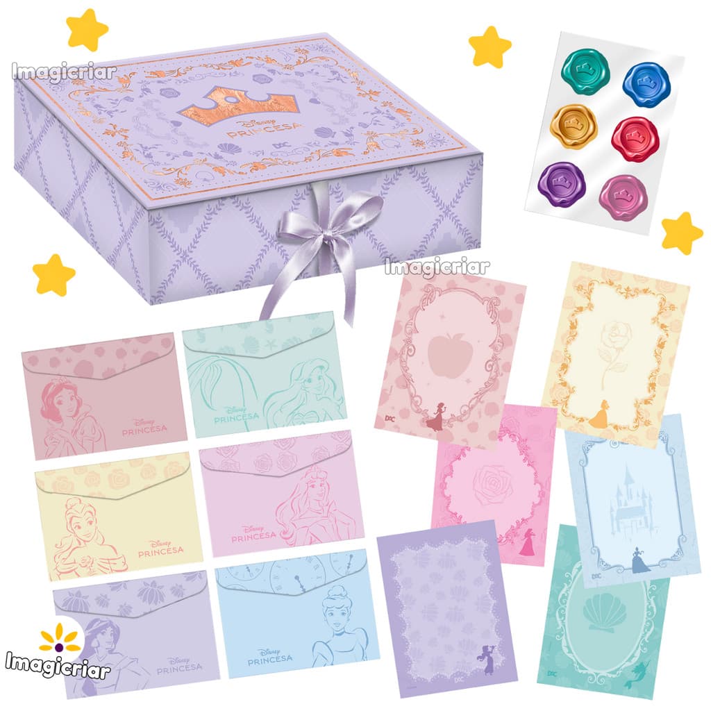 Conjunto Mini Cartinhas Princesas Disney DAC