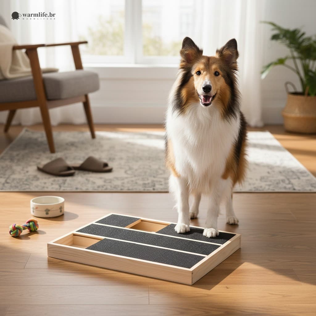 Almofada De Lixa De Unhas Para Animais De Estimação De Madeira-Design Removível Cães E Gatos