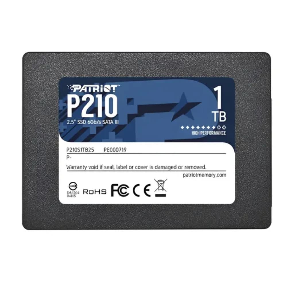 Hd Ssd 1tb Patriot P210 - P210s1tb25 520/430 Mb/s