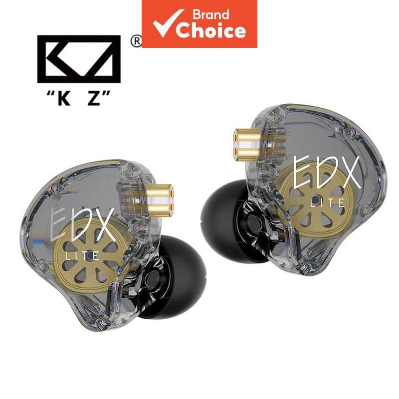 KZ-EDX Lite Fones De Ouvido Dinâmicos HiFi Bass Intra-Auriculares Monitor Magnético Interno Com Microfone Para Música Us
